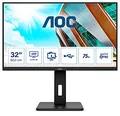 AOC P2 U32P2 80 cm (31.5) 3840 x 2160 Pixel 4K Ultra HD LED 4 ms Schwarz ~D~