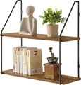 Industrielle Vintage-Regale mit 2 Ebenen für Wohnzimmer Küche Badezimmer