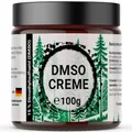 1x 100g DMSO Creme | Dimethylsulfoxid 99,9% Reinheit | Ph. Eur. in Basicreme – DAC Deutscher Apotheker Codex - im Glastiegel – hocheffektiv