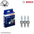 BOSCH 3x Zündkerzen für  ABARTH ALFA ROMEO ALPINE ASTON MARTIN AUDI BMW