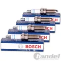 4x BOSCH ZÜNDKERZEN passend für ALFA ROMEO 33 75 146 FIAT 125 FORD ESCORT II