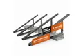 Solarway Balkonkraftwerk Halterung für 2 Solarmodule Balkonhalterung schwarz, (Modulbreite 1096–1134 mm, 2-St), Aufständerung für 2 Solarmodule für Balkon Geländer