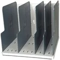 EXACOMPTA Stehsammler Standablage Modulotop mit 5 Trennplatten lichtgrau/mausgrau grau