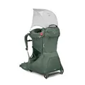 Osprey Poco Child Carriers - Deluxe child cokpit - Buil-in sunshade - Breathable Suspension - Adjustable Fit - Mashine Washable drool pad - Bluesign approved materials,Koseret Green