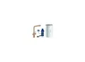Grohe Spültisch-Einhebelmischer Red Duo L-Ausl., m Boiler Gr M, w. suns geb. (30327DL1)