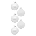 Weihnachtskugeln Glas 6cm 30 Stück - matt & glänzend - Christbaumkugeln Weihnachtsbaumkugeln für Weihnachten - Christbaumschmuck & Weihnachtsbaumschmuck - Pure White