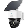 Eufy Überwachungskamera SoloCam S340, PTZ, außen, 4 MP, 2K, 8-fach Zoom, Akku, Solar, WLAN