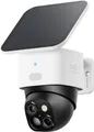 Anker Eufy SoloCam S340 - Netzwerk-Überwachungskamera - schwenken / neigen - Turret - wetterfest - Farbe (Tag&Nacht) - 3K - Audio - drahtlos - Wi-Fi - mit Solarpanel (T81703W1)
