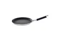 Rösle Crepespfanne Silence Pro, Schwarz, Edelstahl, Metall, rund, antihaftbeschichtet, geschmacksneutral, Kochen, Pfannen, Crepespfannen