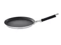 RÖSLE SILENCE PRO Crêpes Pfanne, Hochwertige Bratpfanne mit kratzfester Premium-Antihaftversiegelung ProResist, Edelstahl 18/10, induktionsgeeignet, spülmaschinengeeignet, 28 cm