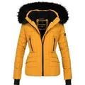 Navahoo Damen Winterjacke Adele – Warm, Mit Teddyfellfutter & Abnehmbarem Kunstfellkragen