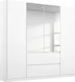 Drehtürenschrank RAUCH "Kleiderschrank Schrank Garderobe Wäscheschrank Ankleide NIDDA", weiß, B:181cm H:197cm T:54cm