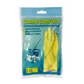 Haushaltshandschuhe Ampri Clean Comfort S gelb Gr. 7, puderfrei, velourisiert, lebensmittelgeeignet