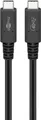 Goobay USB-C™-Kabel USB4™ Generation 3x2, 1 m - USB-C™-Stecker > USB-C™-Stecker