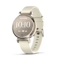 Garmin Lily 2 - modische Smartwatch mit hochwertiger Lünette, 2,54cm Touchdisplay, bis zu 5 Tage Akkulaufzeit, Gesundheits- & Fitnessdaten für Frauen, Smart Notifications, Cream, Gold