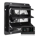VEVOR Abluftventilator Wandlüfter Ventilator 254mm Fernbedienung Wandmontage EC