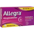 ALLEGRA Allergietabletten 20 mg Tabletten 50 St. PZN 18113578