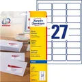 AVERY Zweckform J4792-25 Adressetiketten/Adressaufkleber (675 Etiketten, 63,5x29