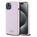 DKNY DKHMP15SSMCHLP iPhone 15 / 14 / 13 6.1" różowy/pink hardcase Liquid Silicone Small Metal Logo M (Apple iPhone 13, Apple iPhone 14, Apple iPhone 15) (DKHMP15SSMCHLP)