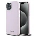 DKNY Silikonhülle mit kleinem Metalllogo und MagSafe-Funktion für iPhone 15, Pin