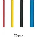 Steinel Schrumpfschlauch Set, für Kabel Ø 1,6 - 4,8 mm, 70 Stück