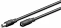 goobay DC Verlängerungskabel 3m, 5.5mm x 2.1mm Hohlstecker Verlängerung, Niedervolt Kabel für LED Streifen, Router und Kameras, bis 24V 5A - 71399