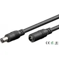 Stromverlängerungskabel Plug DC 2.1 Mm 3M Schwarz Männlich Weiblich