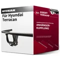 Anhängerkupplung starr für Hyundai Terracan 06.2001-03.2008 neu