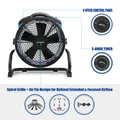XPOWER FC-300 Blau 14" Bodenventilator Air Circulation Luftkühlung Ventilator EU