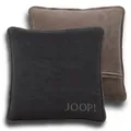 Joop! Kissenhülle Uni Doubleface Taupe-Anthrazit Baumwolle/Polyacryl, Maße: 50cm x 50cm, 651273