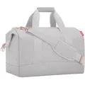 reisenthel Reisetasche allrounder L twist sky rose Kunstfaser lichtgrau MT1035