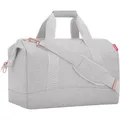 reisenthel® Reisetasche allrounder L twist sky rose Kunstfaser lichtgrau...