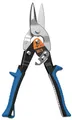 Blechschere gerader Schnitt - [int. Millimeterskala] - Metallschere für Trockenbau, Trapezblech, Metall, Drahtschere für Drahtgitter, Blech Schneider, Metallschere, Blech Schneiden, Sheet Metal Cutter