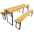 Svita Biertischgarnitur, Braun, Holz, Gartenmöbel, Gartenmöbel-Sets