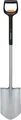 FISKARS Teleskop-Spaten Xact spitz