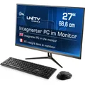 CSL All-in-One-PC Unity F27B-ALS, QWERTZ Layout (DE) (1000 GB, 8 GB, Intel UHD Graphics) (90827)