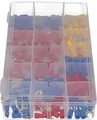 Cartrend 10579 Kabelverbinder-Set 150 teilig Flachsteckhülsen farblich sortiert