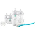Babyflaschen, Natural Avent Response Starter Set mit AirFree Ventil - Transparent