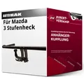 Für Mazda 3 Stufenheck Typ BM (Auto Hak) Anhängerkupplung horizontal abnehmbar