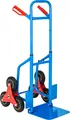 tectake Treppensackkarre 200kg Tragkraft Sternräder Stahl 103x49x66cm blau Treppensteiger Transportkarre Handkarre Sackkarre Lastenkarre