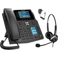 GEQUDIO GX5+ IP Telefon mit Netzteil & Headset - für Fritzbox, Telekom - Freisprechen & 2x Farbdisplays - Anleitung PDF