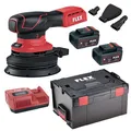 Flex Akku-Exzenterschleifer mit Drehzahlregelung 18 V ORE 2-125 18-EC 5,0 Ah Set