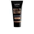 Born to Glow Radiant Foundation, Schillerndes Finish, Aufbaufähige mittlere D...