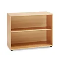 Lomadox Aktenregal, Büroschrank Büro Regal Buche hell 100x76x39,5 cm