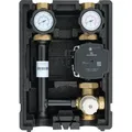 EcoMix EN004 Heizkreispumpengruppe mit Drei-Wege-Mischer, Festwertthermostat 25-55°C und Grundfos UPM3 Hybrid 25/7  Hocheffizienzpumpe