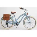 Cruiser "CRUISER Sun on the beach LADY" Gr. 43, blau (blau, blau), VENICE - I LOVE ITALY, Fahrräder, 43cm, 26 Zoll (66,04cm), für Damen, Kettenschaltung
