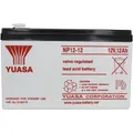 Yuasa NP12-12 NP1212 Bleiakku 12 V 12 Ah Blei-Vlies (AGM) (B x H x T) 151 x 98 x 98 mm Flachstecker 6.35 mm Wartungsfrei, VDS-Zertifizierung