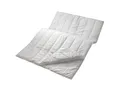 Centa-Star Vierjahreszeitendecke Sport Line, Weiß, Füllung: Polyester, 135x200 cm, bestehend aus 2 Decken, für Hausstauballergiker geeignet, atmungsaktiv, feuchtigkeitsregulierend, Schlaftextilien, Bettdecken, 4 Jahreszeiten Bettdecken
