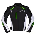 Modeka Lineos Motorradjacke Herren (schwarz/weiß/grün) Gr: XXL