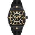 Herrenuhr PHILIPP PLEIN THE HEXAGON PHANTOM PWPUA0224 Silikon Schwarz
